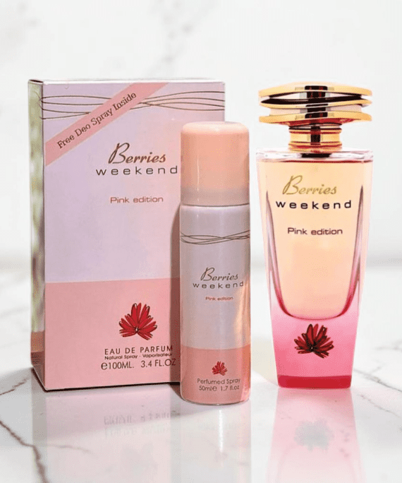 Berries Weekend Pink Edition With Deo by Fragrance World 100ml