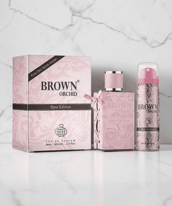 Brown Orchid Rose Edition With Deo by Fragrance World 100ml