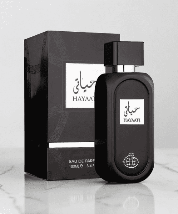 Hayaati Black by Fragrance World | 100ml Men's Aquatic Perfume | Perfume Xpress