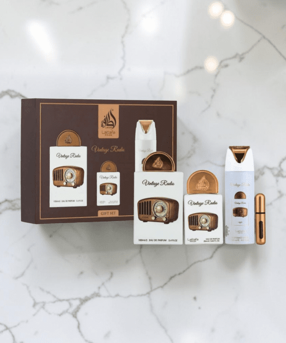 Lattafa Pride Vintage Radio 3-Piece Gift Set