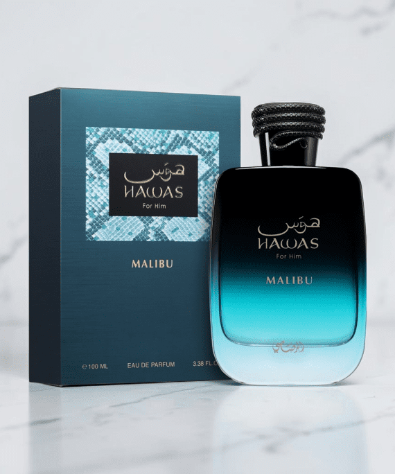 Hawas Malibu by Rasasi | Unisex Aromatic Perfume | Perfume Xpress