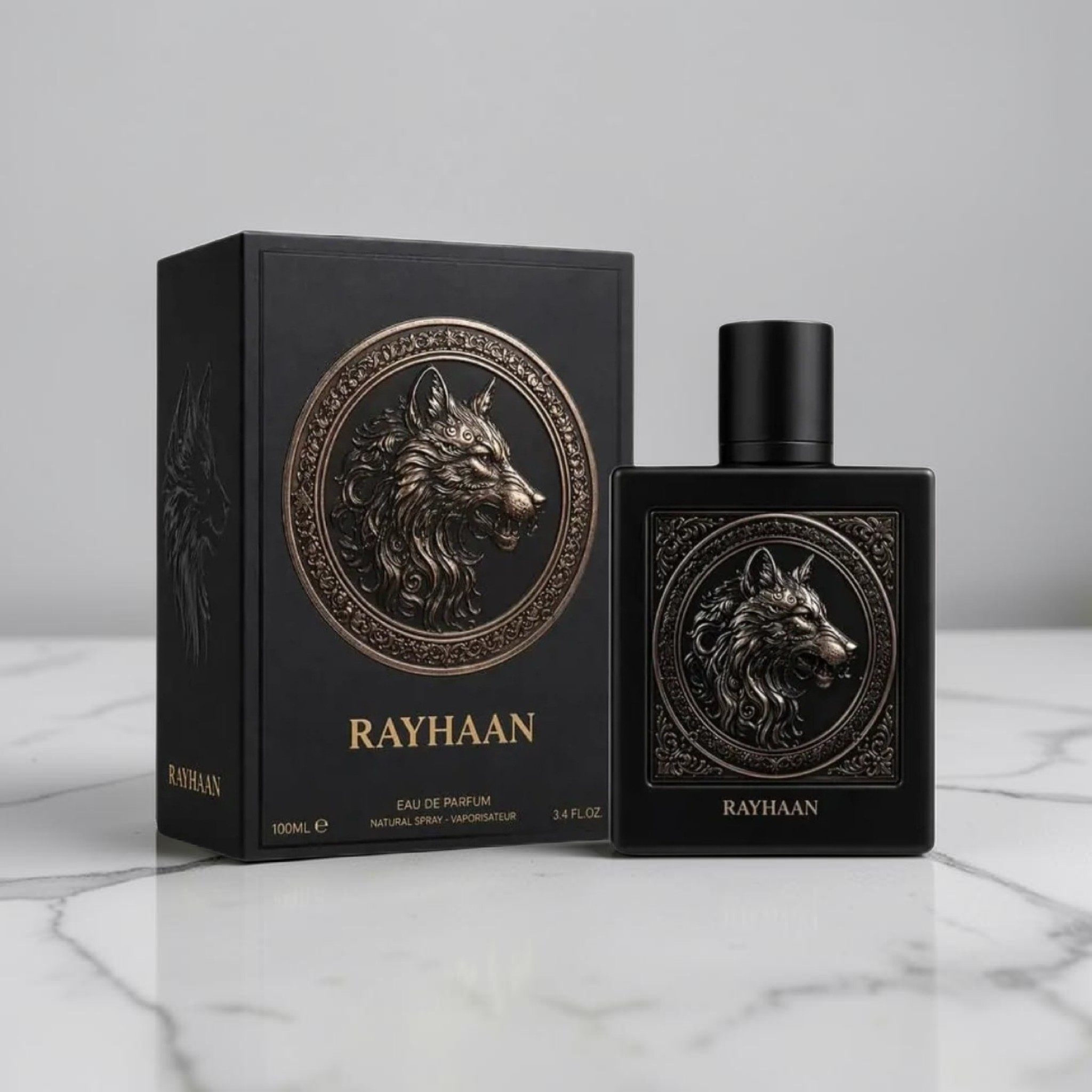 Rayhaan Wolf | Premium Men's Spicy Woody Fragrance | Perfume Xpress