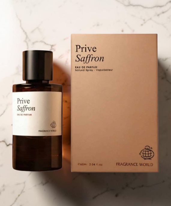 Privé Saffron by Fragrance World | Unisex Oriental Perfume | Perfume Xpress