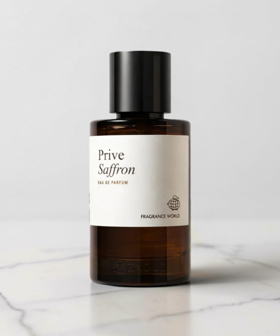 Privé Saffron by Fragrance World | Unisex Oriental Perfume | Perfume Xpress