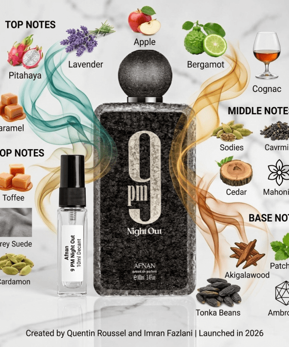 9pm Night Out by Afnan | Travel Decant Samples | Perfume Xpress