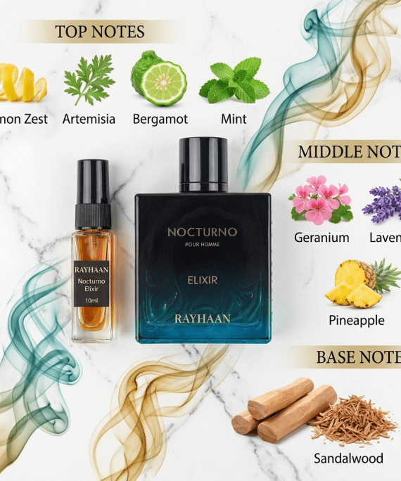 Rayhaan Nocturno Elixir | Travel Decant Samples | Perfume Xpress