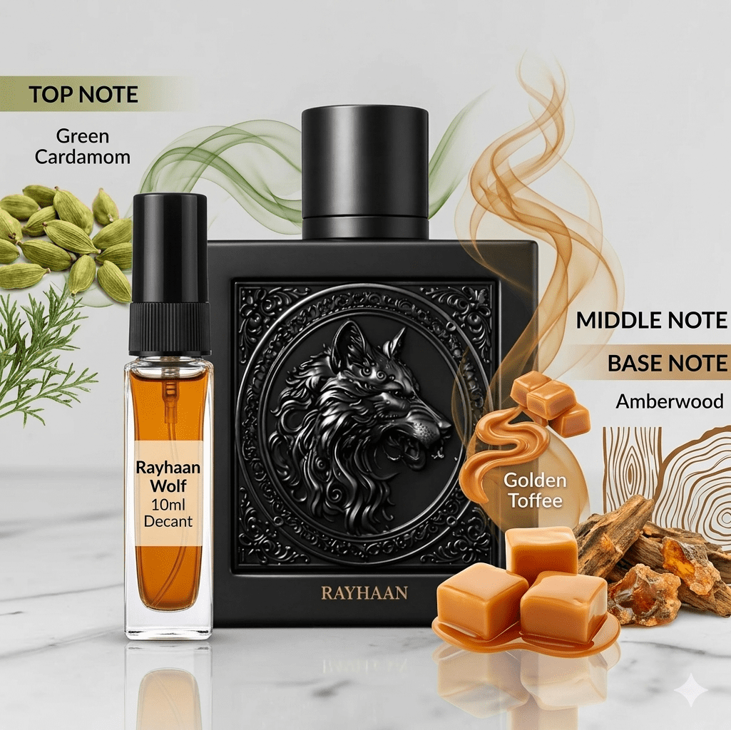 Rayhaan Wolf | Travel Decant Samples | Perfume Xpress