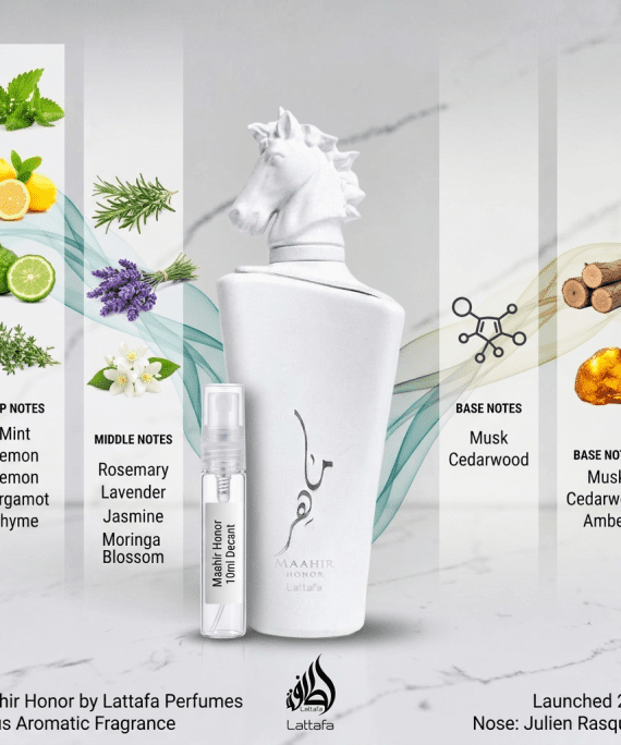 Maahir Honor by Lattafa | Travel Decant Samples | Perfume Xpress